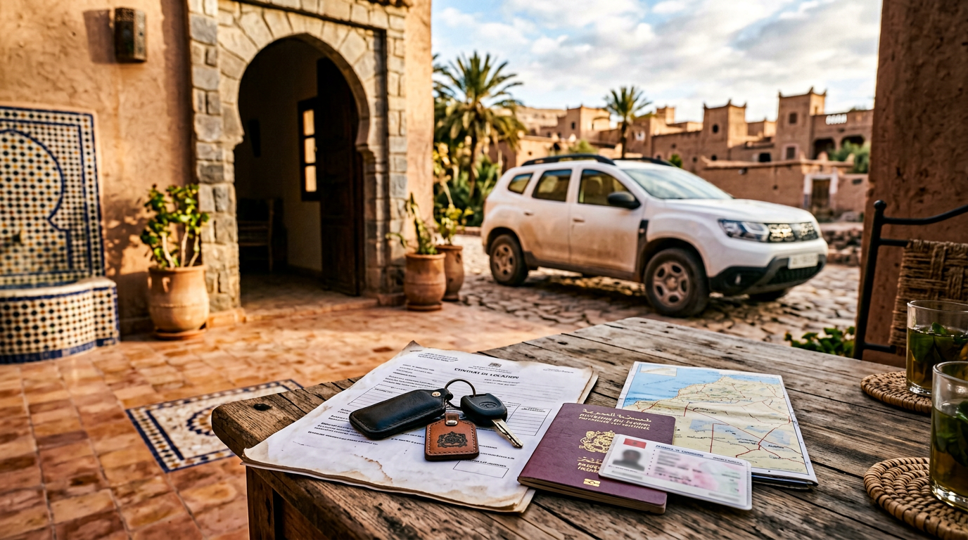 documents location voiture Fès