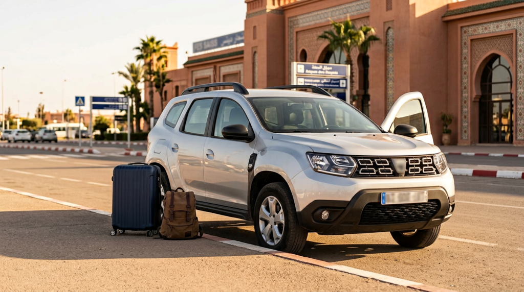 récupérer voiture aéroport Fès Saïss